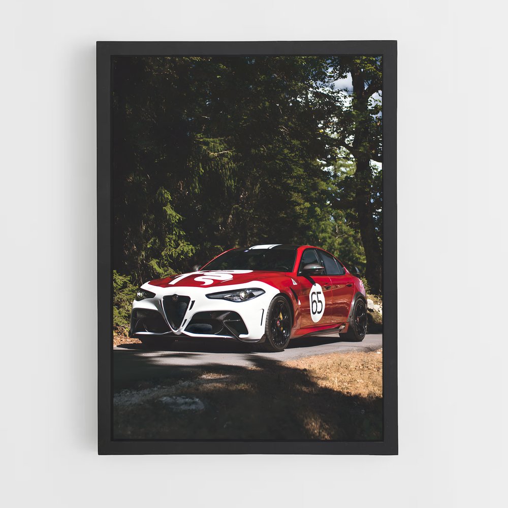 Poster Giulia gtam – affiche Alfa Romeo (vue 2)
